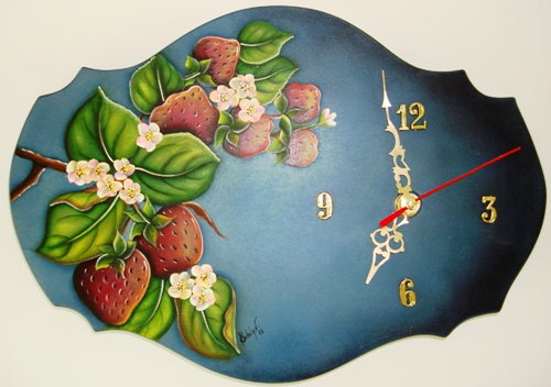 Reloj Con Fresas